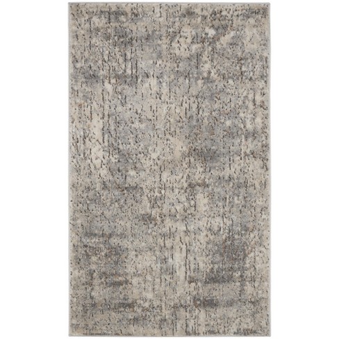 Nourison Concerto Abstract Contemporary Area Rug Beige Grey 3' X 5 ...