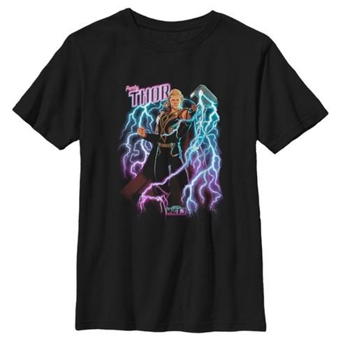 Boy's Marvel What if…? Party Thor T-Shirt - image 1 of 4