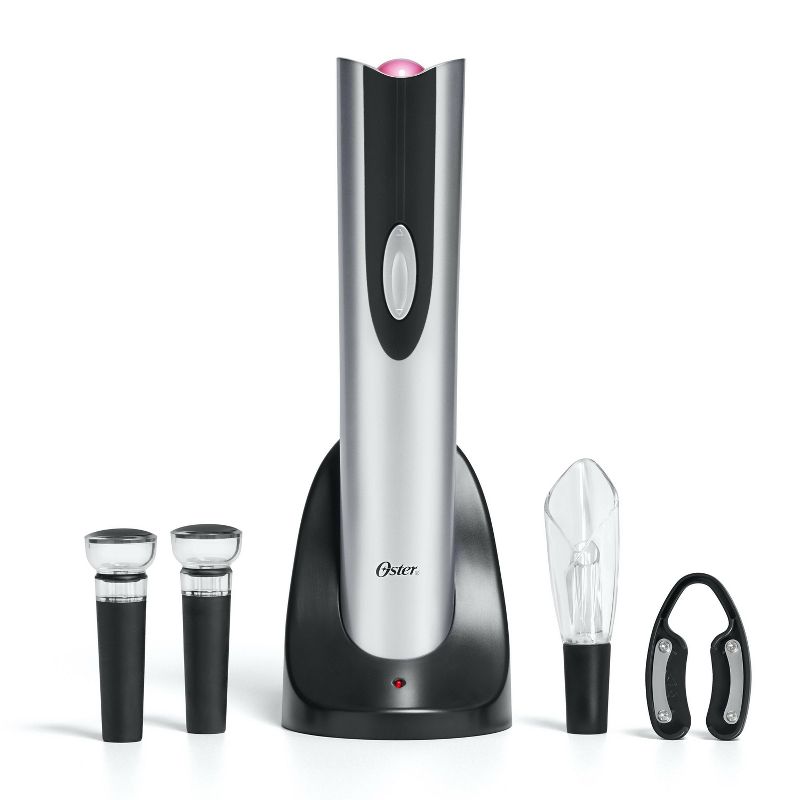 Oster Cordless Rechargeable Electric Wine Opener Wine Kit, 1 of 9