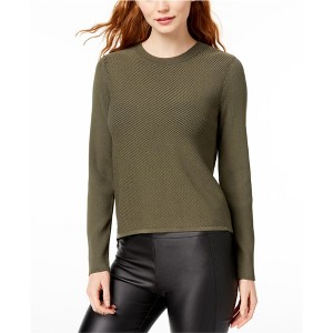 bar III Womens Chiffon Trimmed Knit Sweater - 1 of 4