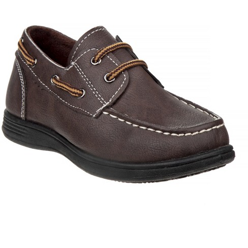 Josmo Little Boys Casual Boat Shoes - Brown, 13 : Target
