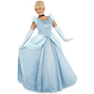 HalloweenCostumes.com Fun Costumes Disney Cinderella Costume for Women | Princess Costume for Women Polyblend with Brocade And Organza Accents, Cinderella Dress Costume - 1 of 4