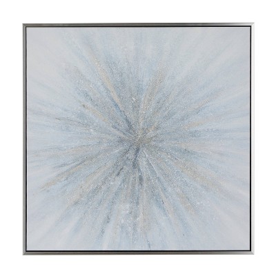 Wood Starburst Radial Plates Framed Wall Art With Black Frame Set