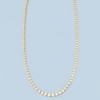 Ross-Simons 20.00 ct. t.w. Graduated CZ Tennis Necklace in 14kt Gold Over Sterling - 3 of 4