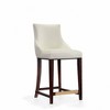 Manhattan Comfort Set of 3 Shubert Modern Leatherette Upholstered Counter Height Barstools - 3 of 4