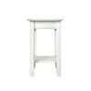 AFI Furnishings Mission Chair Side Table with Charger Station in White - 4 of 4