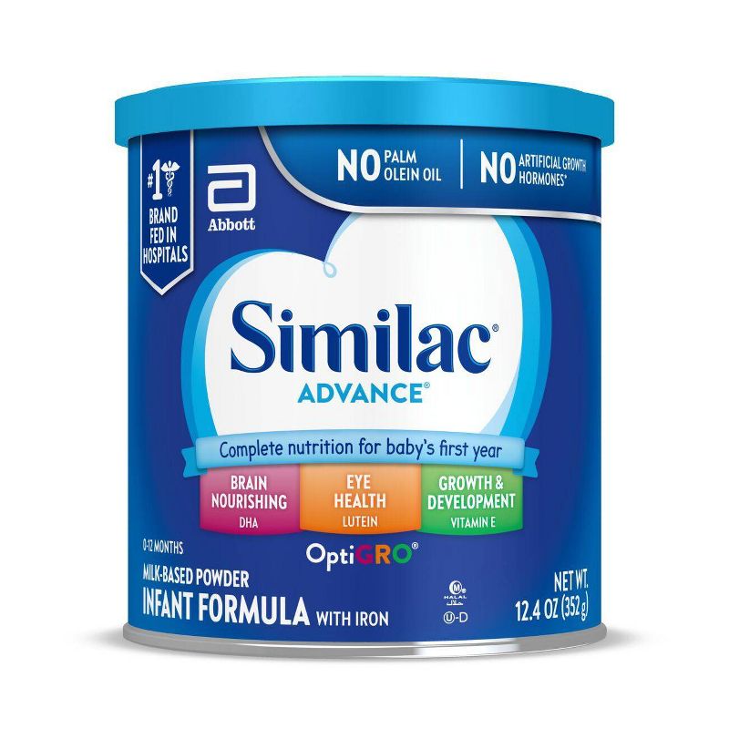 Similac Advance Powder Infant Formula - 12.4oz, 1 of 11