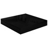 vidaXL Floating Wall Shelves 4 pcs High Gloss Black 9.1"x9.3"x1.5" MDF - 3 of 4