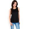 Anna-Kaci Women's Sleeveless Tank Top with Pintuck Pleat Details and Soft Stretch Fabric - 4 of 4