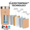 Healthy Human Stainless Steel Tumbler with Straw & Lid |(32oz, Papaya) - 3 of 4
