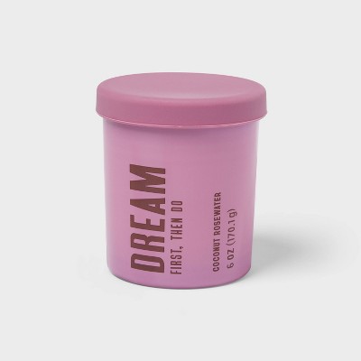 Dream Coconut Rosewater Jar Candle 6oz - Room Essentials™