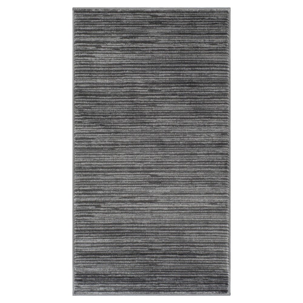  Solid Loomed Accent Rug Gray