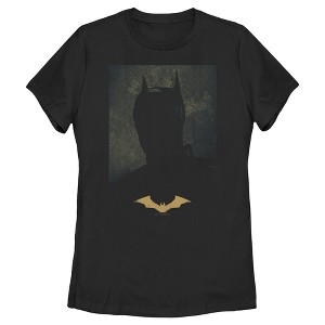 Women's The Batman Silhouette Portrait T-Shirt - 1 of 4