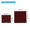 Unique Bargains Portable Velvet Jewelry Pouch with Snap Button for Necklace Watches 2 Pcs - 2 of 4