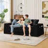 Sapphtopaz 82.25" 2-in-1 Couches for Living Room Convertible Sofa Bed Pull Out Sleeper Couch with 5 Pillows&Cup Holders Couch Bed for Bedroom - 3 of 4