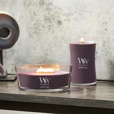 Amethyst & Amber Scented Soy Jar Candle, 21.5 oz