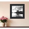 HomeRoots Lakeside Pines Black Framed Print Wall Art - 2 of 4