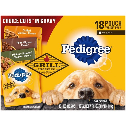 Pedigree senior outlet pouches