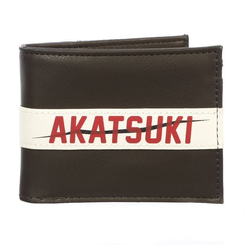 Akatsuki PU Applique Nylon and PU Bifold Naruto Wallet, 1 of 7