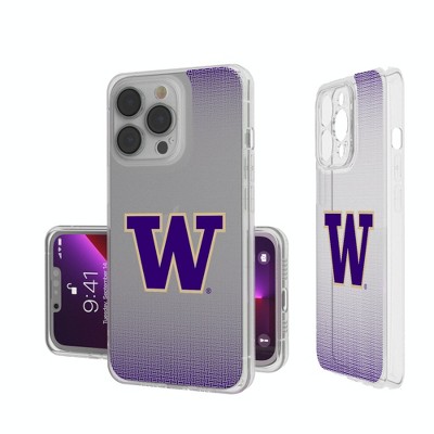Keyscaper NCAA Big Ten Universities Linen Clear Cell Phone Case for Apple iPhone