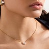 EVRY JEWELS WATERPROOF Gold or Silver Plated Toi et Moi Necklace - 2 of 3