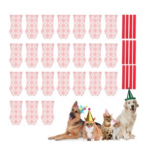 Unique Bargains Dog Disposable Foot Covers 6 Set 24 Pcs - 1 of 4