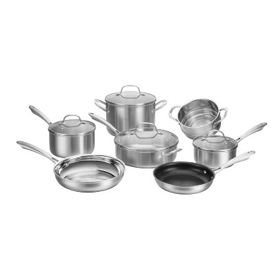 Cuisinart Classic MultiClad 11pc Stainless Steel Tri-Ply Cookware Set - MCS-11