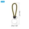 Unique Bargains Braided PU Leather Wallet Keychain with Stainless Steel Key Ring - 2 of 3