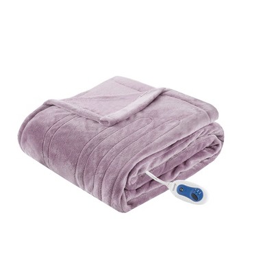 Electric Heated Plush Throw Blanket 60