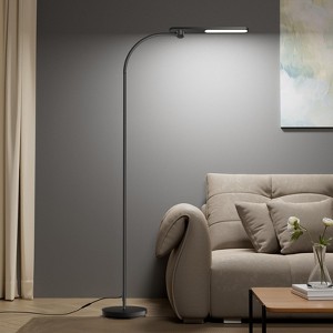 Honeywell Full Spectrum Color Adjustable Gooseneck LED Floor Lamp Versatile Use for Living Room Bedroom Office - 1 of 4