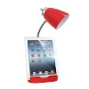 Creekwood Home Sleek Essentials 18.5" Flexible Coordinating Desk Lamp with USB Port and Storage - 4 of 4