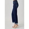 Women's High Rise Crossover Straight Leg Jeans - RISEN - 2 of 4