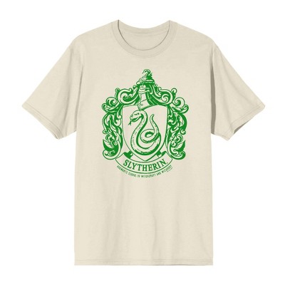 Men's Harry Potter Slytherin House Crest T-Shirt - Black - Medium