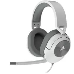 Corsair HS55 Surround Wired Gaming Headset for Xbox Series X|S/PlayStation 4/5/Nintendo Switch/PC - White