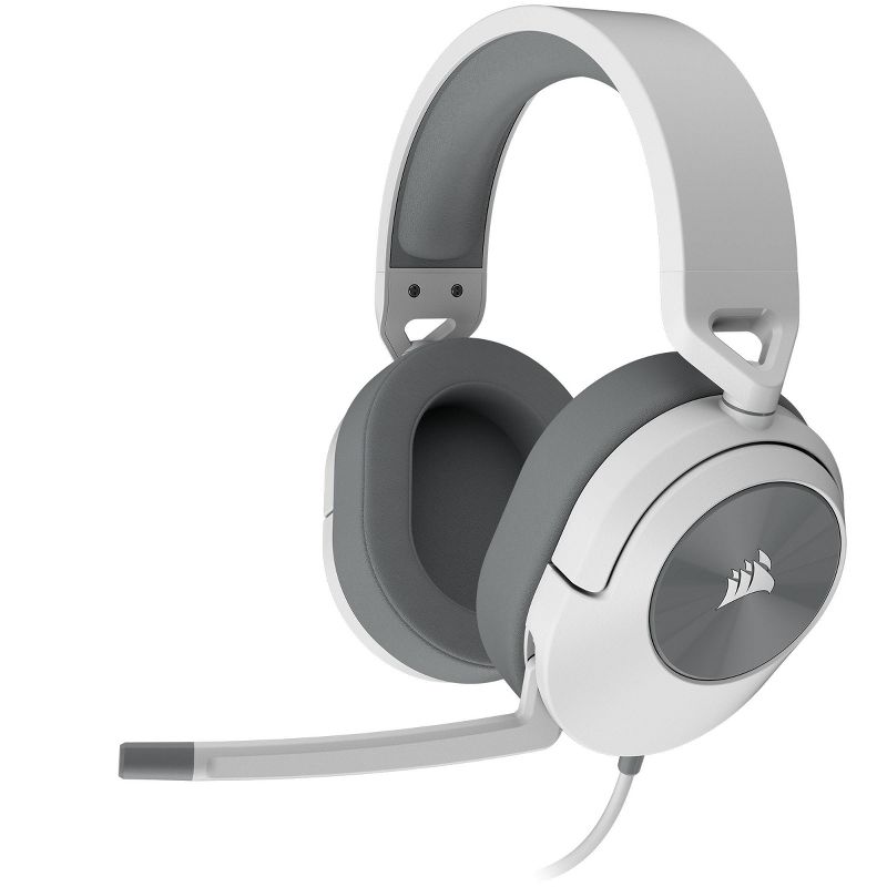 Corsair HS55 Surround Wired Gaming Headset for Xbox Series X|S/PlayStation 4/5/Nintendo Switch/PC - White, 1 of 16