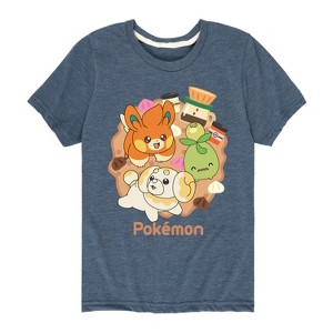 Boys' - Pokémon - Cafe Group Short Sleeve Graphic T-Shirt - 1 of 4