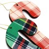 Gibson Holiday Candy Cane Ornament 4 Piece Set in Red and Green - 3 of 4
