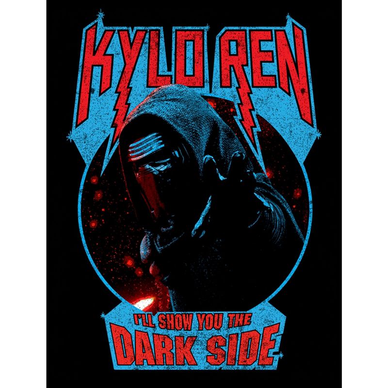 Men's Star Wars The Force Awakens Kylo Ren Show Dark Side T-Shirt, 2 of 6
