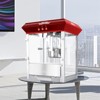 Infurnic Popcorn Poppers, with Kettle and Warming Deck, Kitchenware for Family Gatherings, Red, 20.67"*17.71"*24.8" - 4 of 4