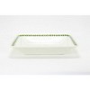 Portmeirion Botanic Garden Low Square Large Serving Bowl, Fine Porcelain - Sweet Pea Motif,12 Inch - 3 of 4