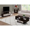 Monarch Specialties Tv Stand 48 Inch Console Media Entertainment Center Storage Cabinet Drawers Laminate Brown Contemporary Modern - 3 of 4