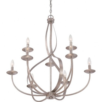 Serenity 9-Light Italian Fresco Steel Chandelier