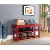 Oxford Utility Mudroom Bench with Shelves - Breighton Home - image 2 of 4