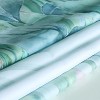 Aoibox Green Leaf Shower Curtain with Emerald Bird Mint Green Design, Hummingbird Water Resistant Fabric for Bathroom Decor - 3 of 4