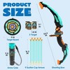Joyfy Bow and Arrow Set with LED Lights for Kids, Archery Toy Set for Kids Indoor and Outdoor Hunting Play, Gifts for Boys & Girls Ages 3-12 - 2 of 4