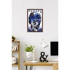 Trends International NFL New York Giants - Malik Nabers 25 Framed Wall Poster Prints - 2 of 4
