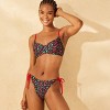 Women's Low-Rise Extra High Leg Cheeky Side-Tie Bikini Bottom - Wild Fable™ Cherry Print - 3 of 4