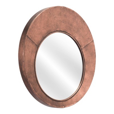 Spencer Copper Decorative Wall Mirror - ZM Home