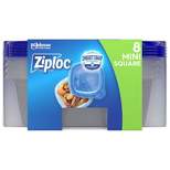 Ziploc Mini Square Containers with Smart Snap Technology - 8ct