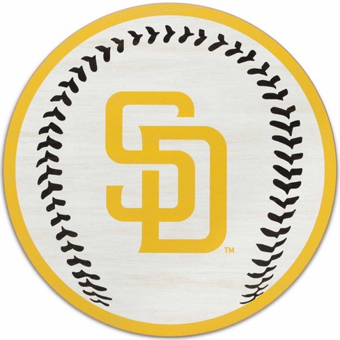 MLB San Diego Padres Baseball Wood Sign Panel